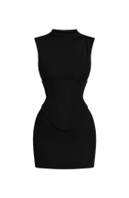 Soline Mini Dress - Black