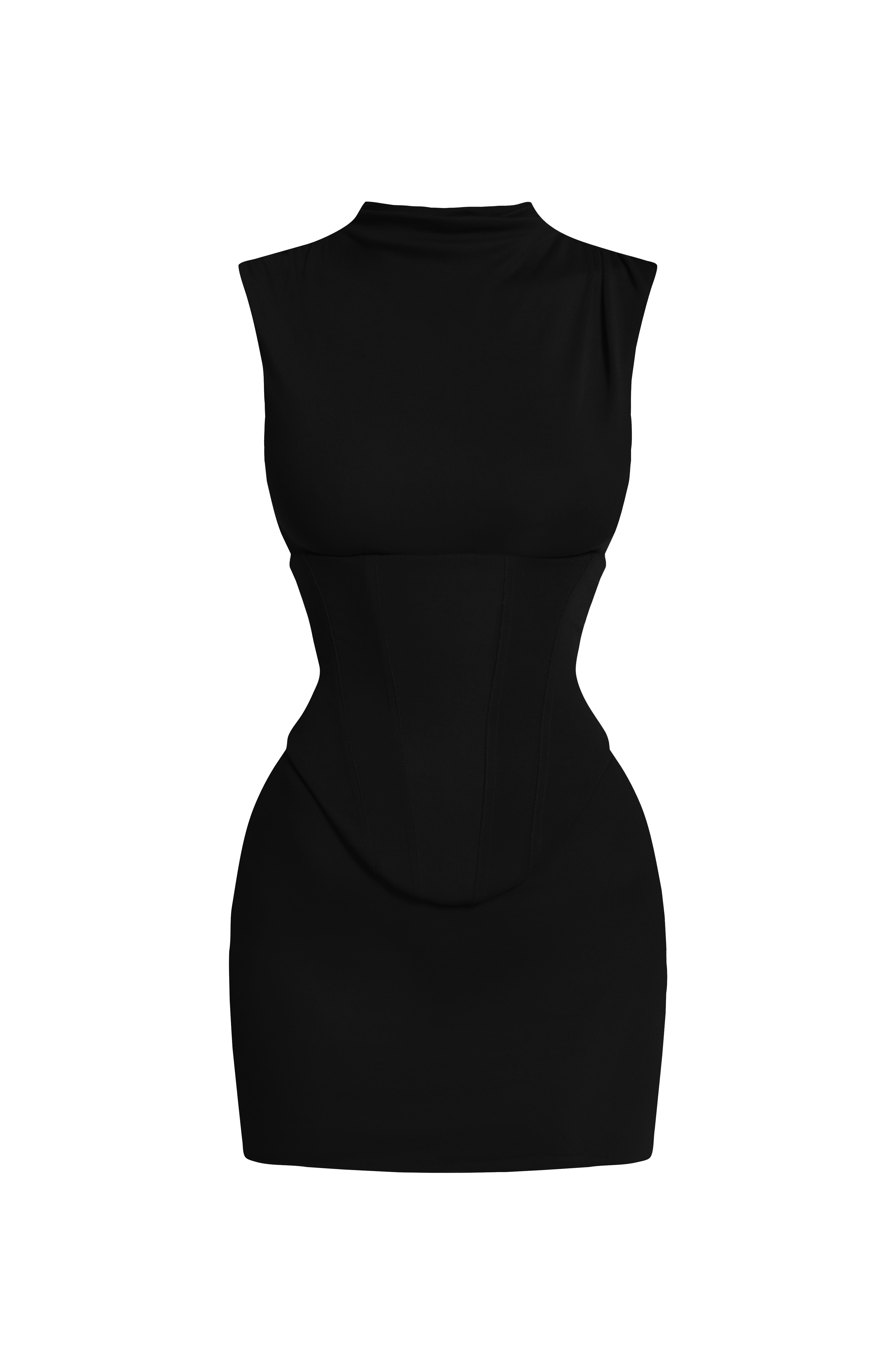 Soline Mini Dress - Black