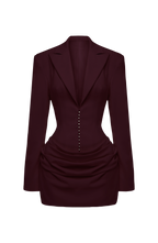 Susie Mini Dress - Plum