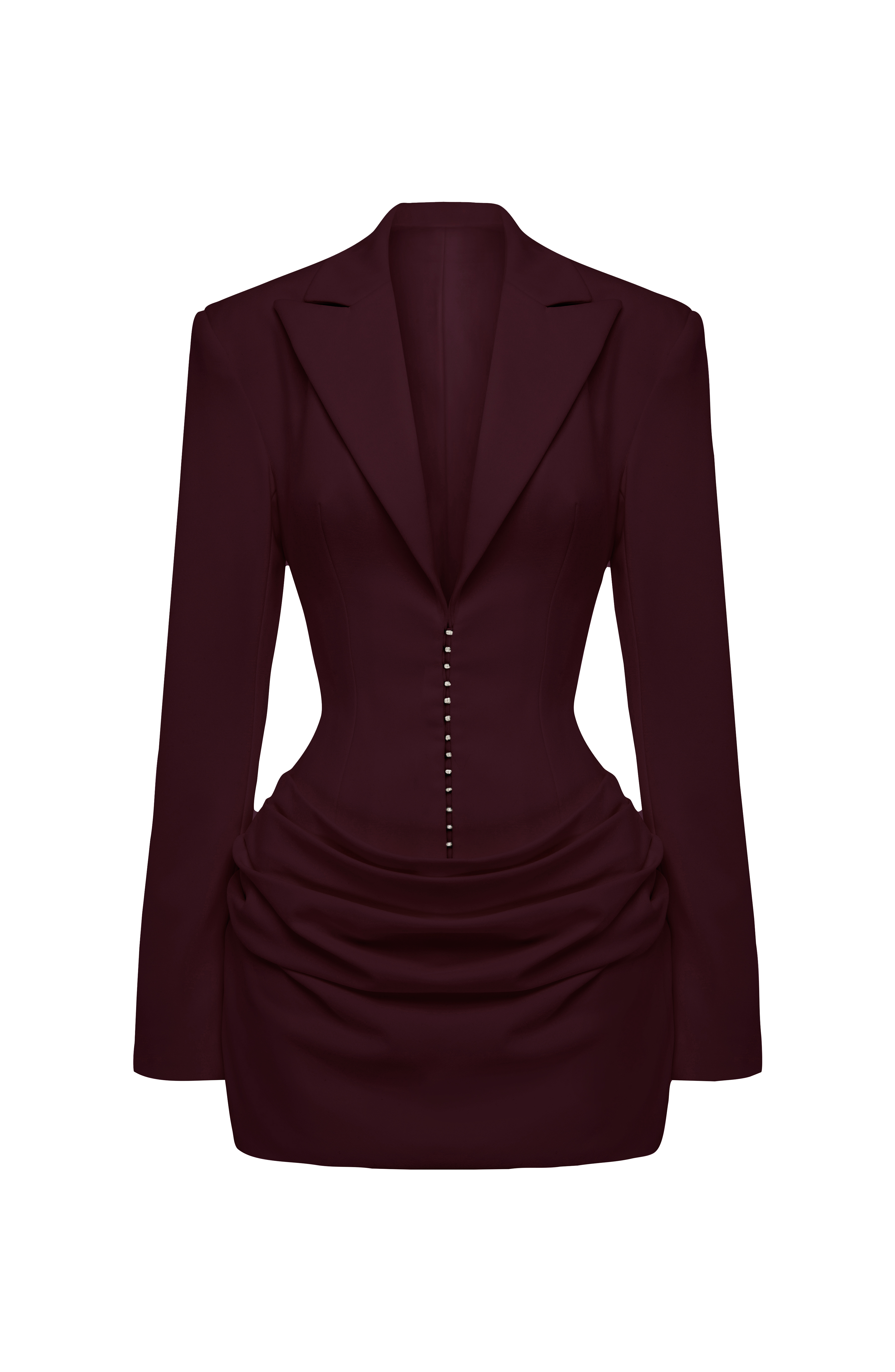Susie Mini Dress - Plum