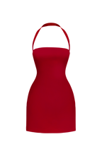 Tamsin Mini Dress - Deep Red