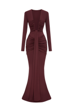 Tara Maxi Dress - Cherry Lacquer