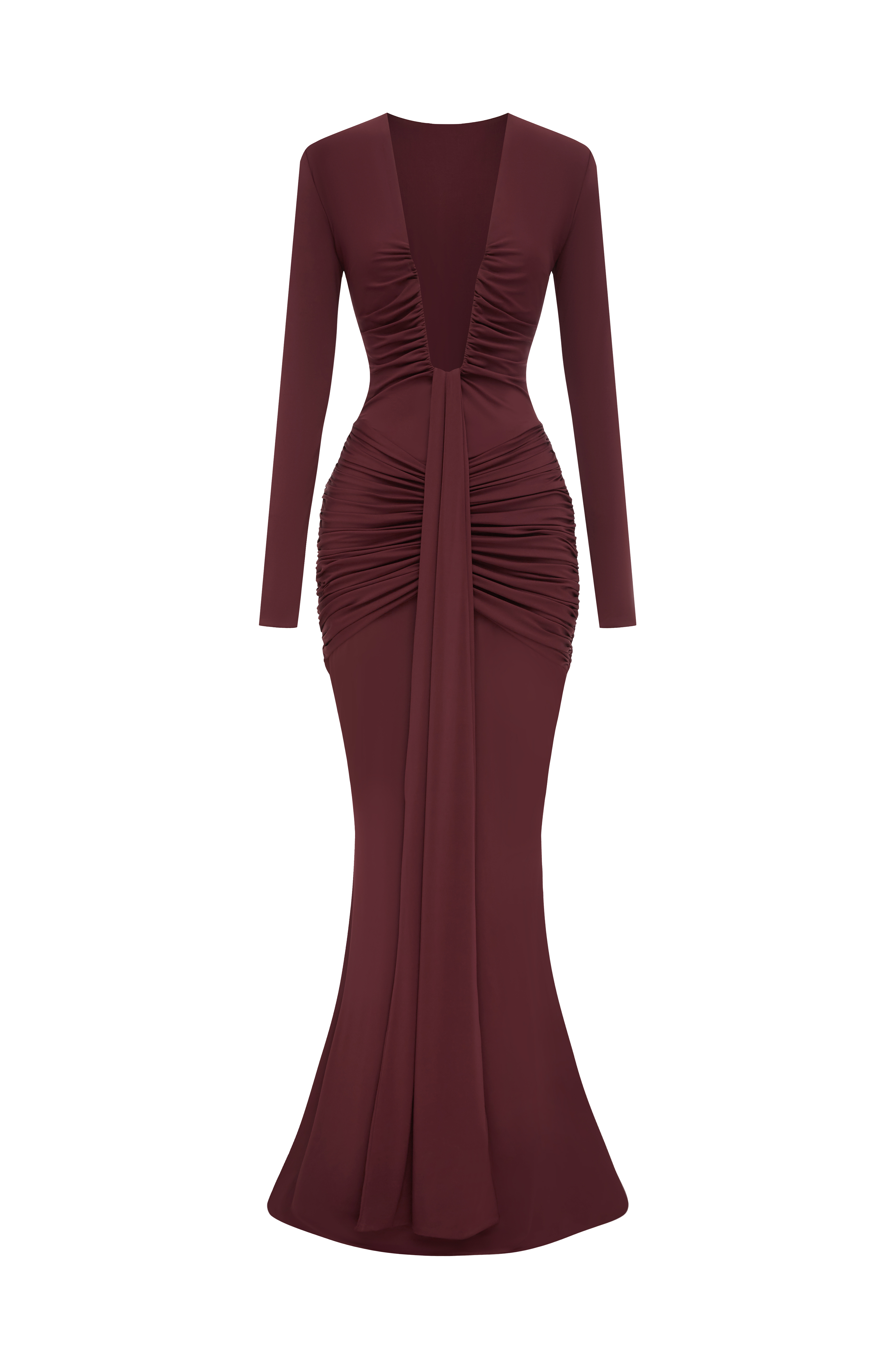 Tara Maxi Dress - Cherry Lacquer