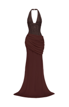 Taylor Gown - Plum Brown