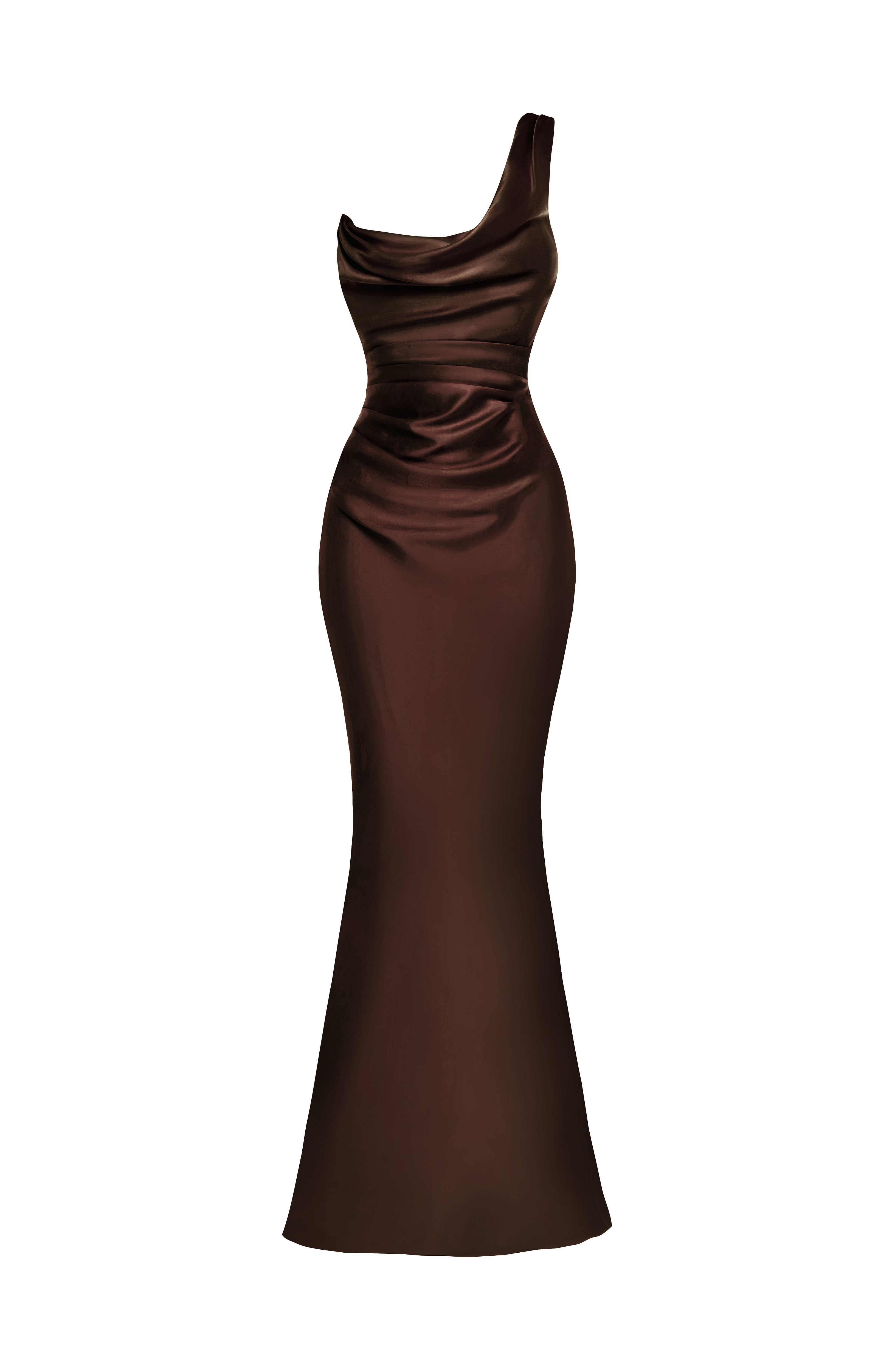 Thalassa Maxi Dress - Plum Brown