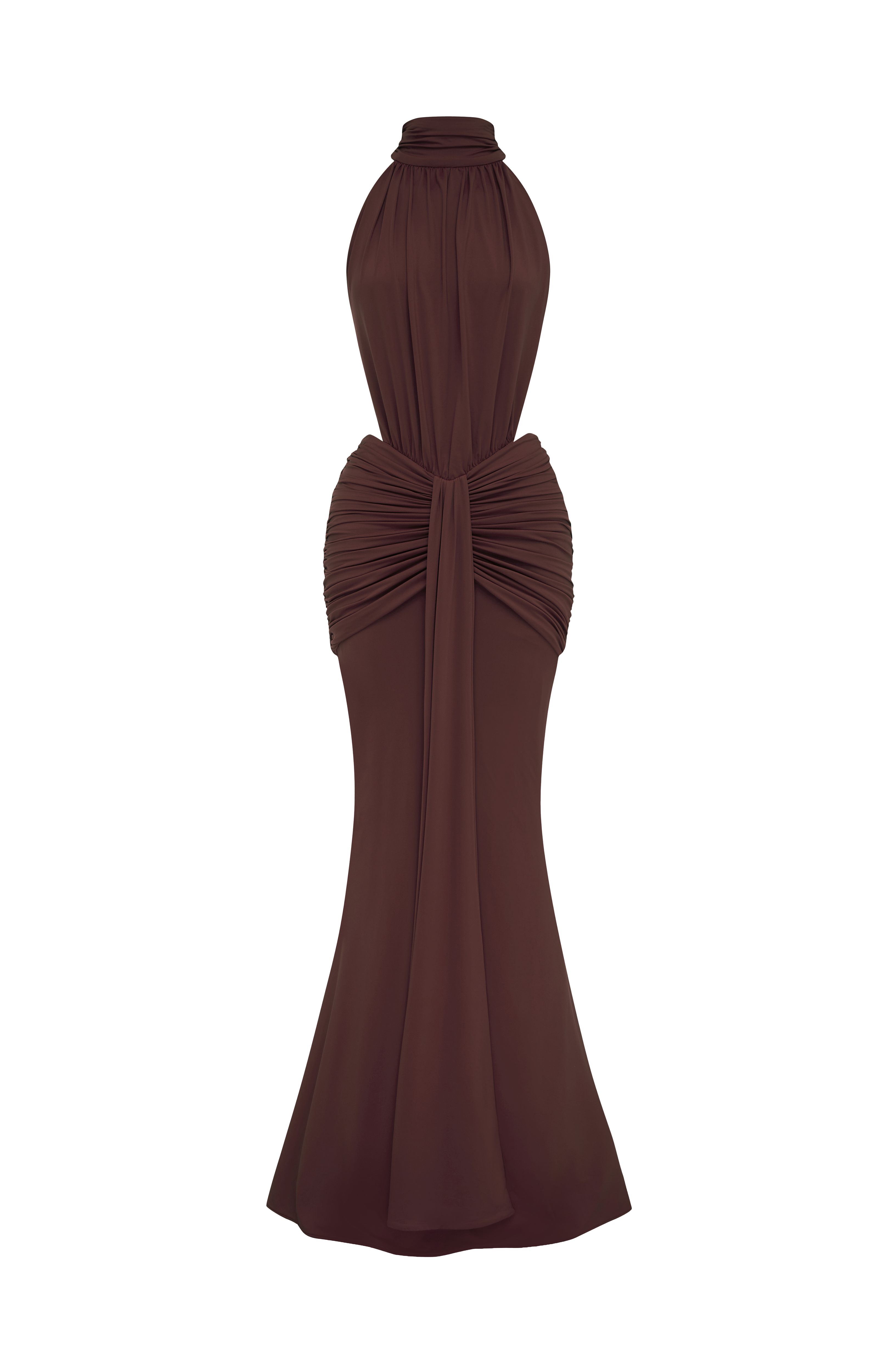 Thekla Maxi Dress - Plum Brown
