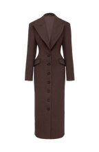 Ursula Coat - Plum Brown