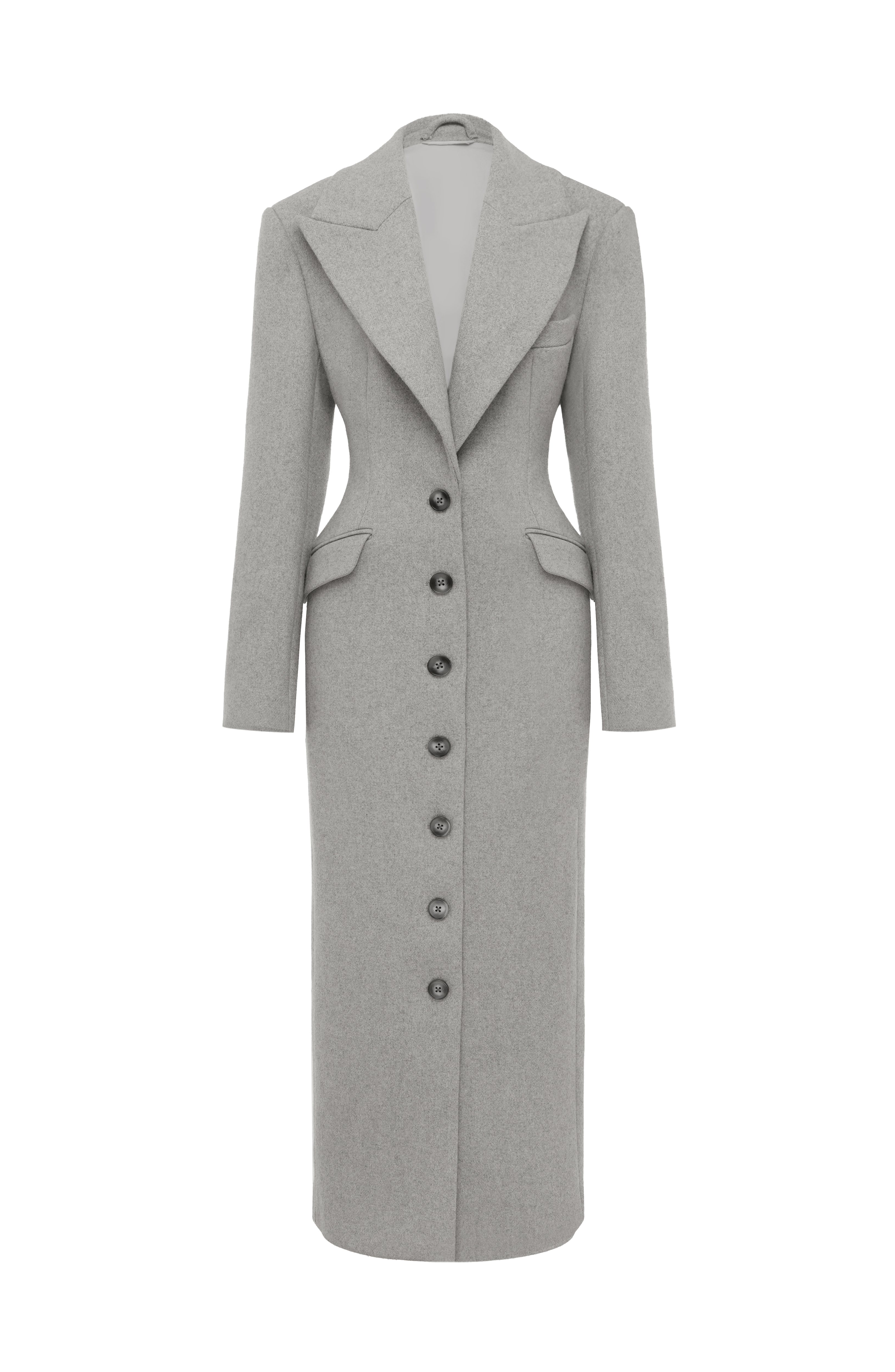 Ursula Coat - Light Grey