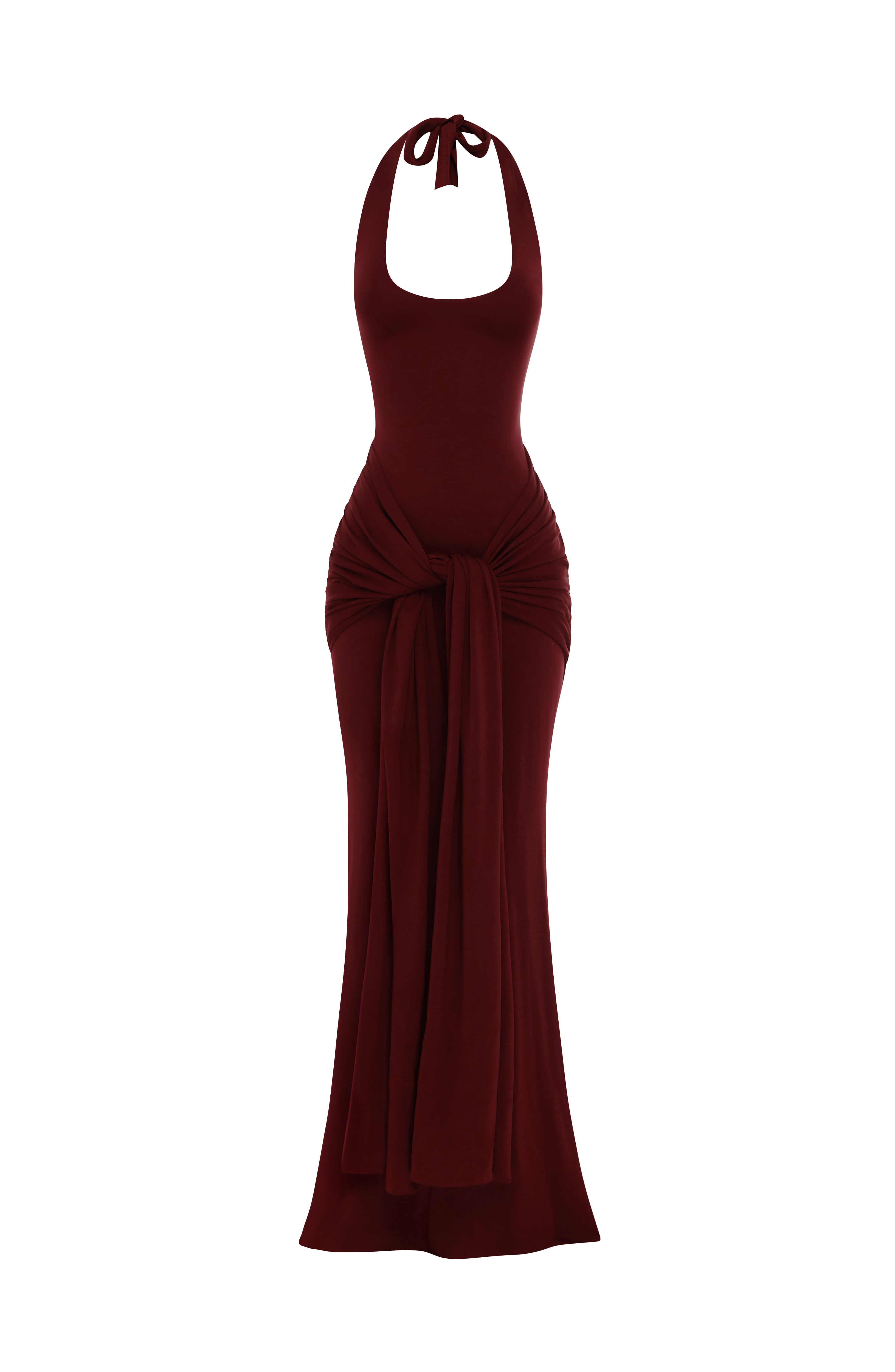 Veneda Maxi Dress - Cherry Lacquer