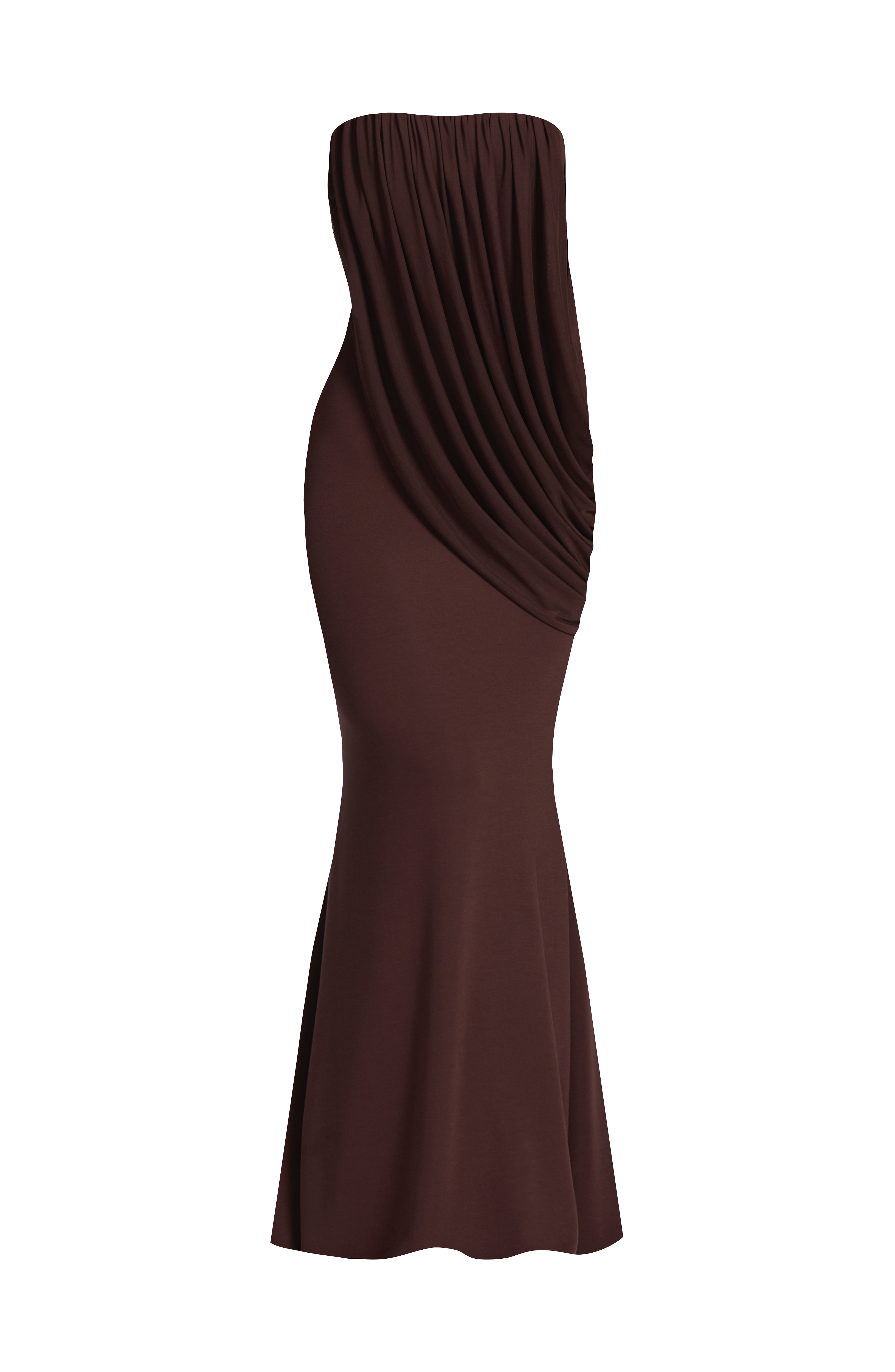 Vienna Maxi Dress - Plum Brown