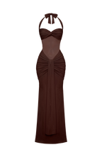 Vixen Maxi Dress - Plum Brown