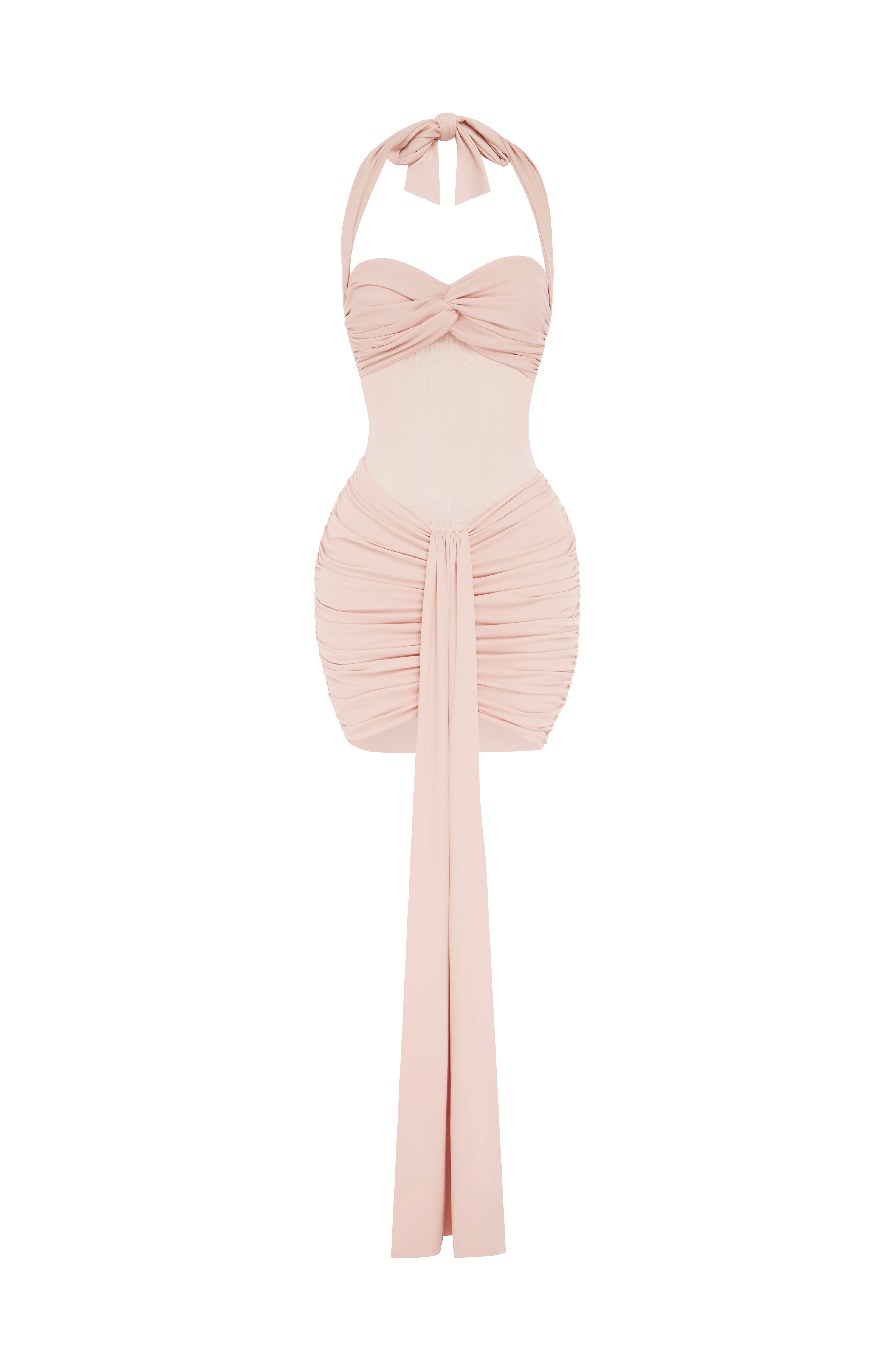 Vixen Mini Dress - Soft Blush