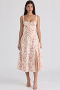 Mavie Bustier Midi Dress