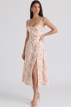 Mavie Bustier Midi Dress