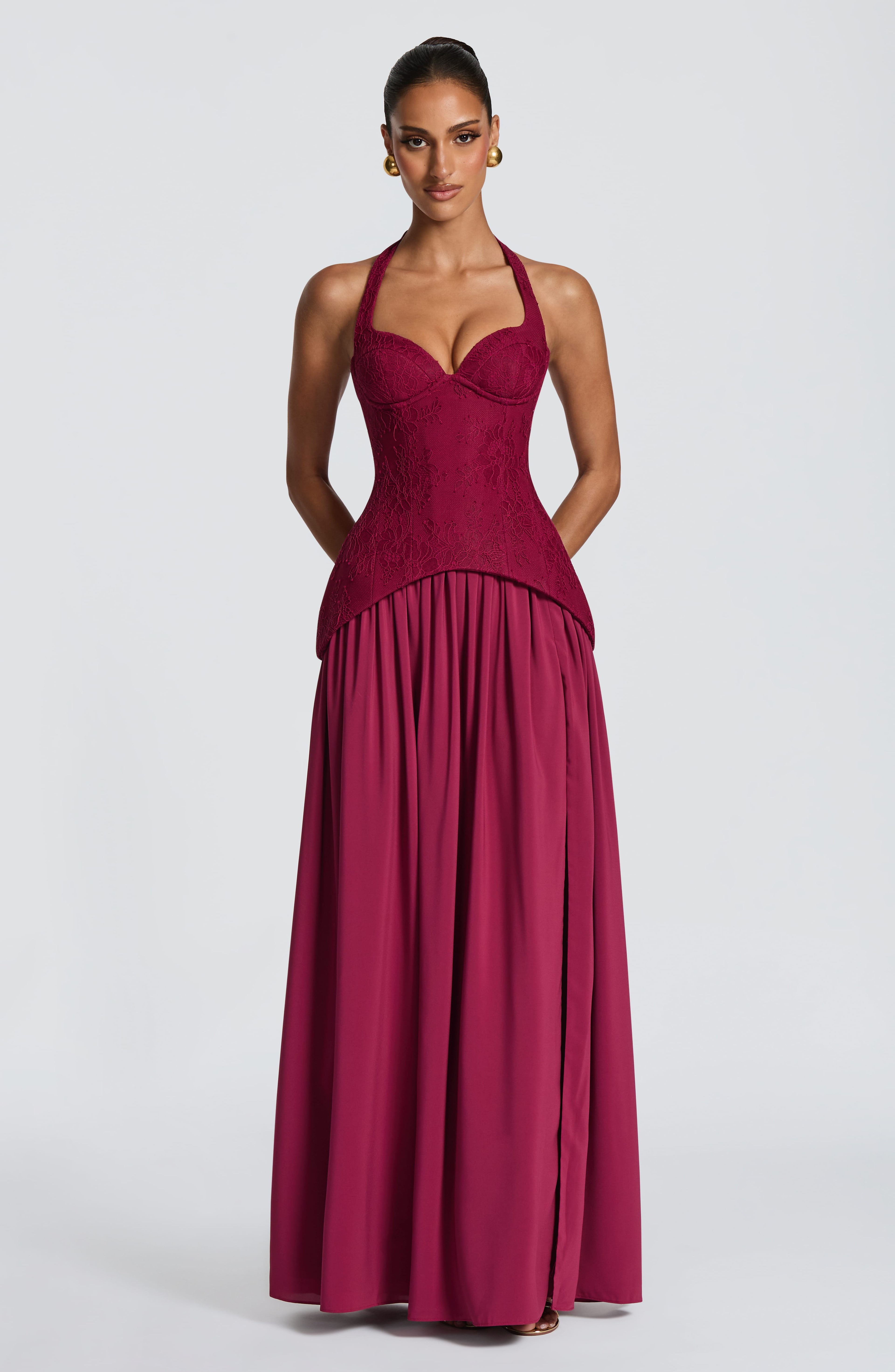 Almira Maxi Dress - Mulberry