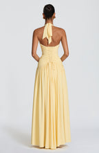 Amaris Maxi Dress - Lemon