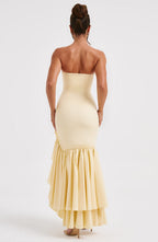 Angelina Maxi Dress - Lemon