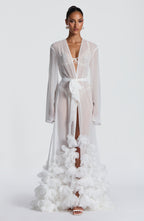 Anwen Dressing Gown - Ivory