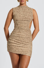 Aphrodite Mini Dress - Beige