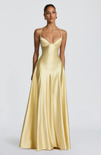 Asterin Maxi Dress - Lemon
