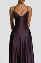 Asterin Maxi Dress - Plum