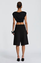 Ausra Bermuda Shorts - Black