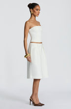 Ausra Bermuda Shorts - Ivory