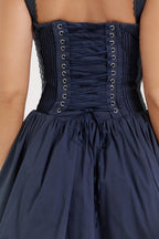 Bela Bustier Dress with Lace Details