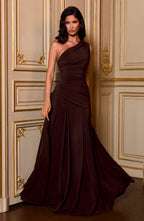 Bianca Maxi Dress - Plum Brown