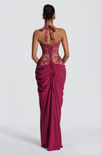 Bonita Maxi Dress - Mulberry