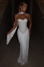 Carina Maxi Dress - Ivory