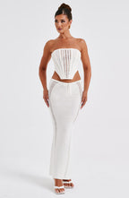 Carly Corset - White