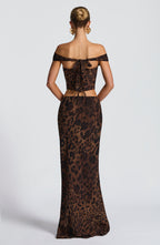 Chrysoula Top - Leopard Print