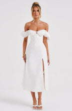 Courtney Midi Dress - Ivory