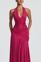 Cova Maxi Dress - Raspberry