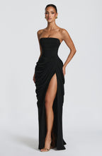 Cyra Maxi Dress - Black
