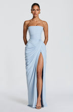 Cyra Maxi Dress - Glacier Blue