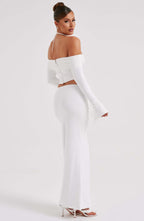 Deema Maxi Skirt - Ivory