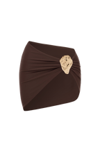 Edie Mini Sarong - Plum Brown