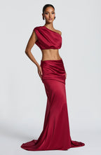 Edwina Top - Burgundy