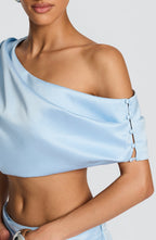 Edwina Top - Glacier Blue