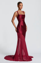 Eliza Gown - Burgundy