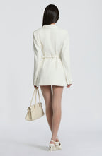 Elvira Mini Dress - Ivory