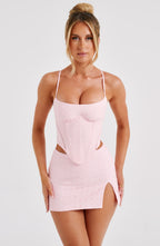 Erika Mini Skirt - Blush