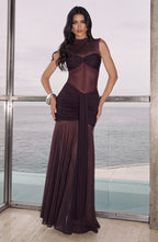 Fae Maxi Skirt - Plum