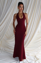 Fern Maxi Dress - Cherry Lacquer