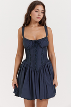 Bela Bustier Dress with Lace Details