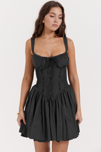 Bela Bustier Dress with Lace Details