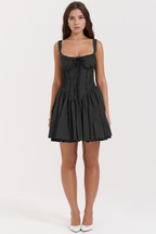 Bela Bustier Dress with Lace Details