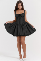 Bela Bustier Dress with Lace Details